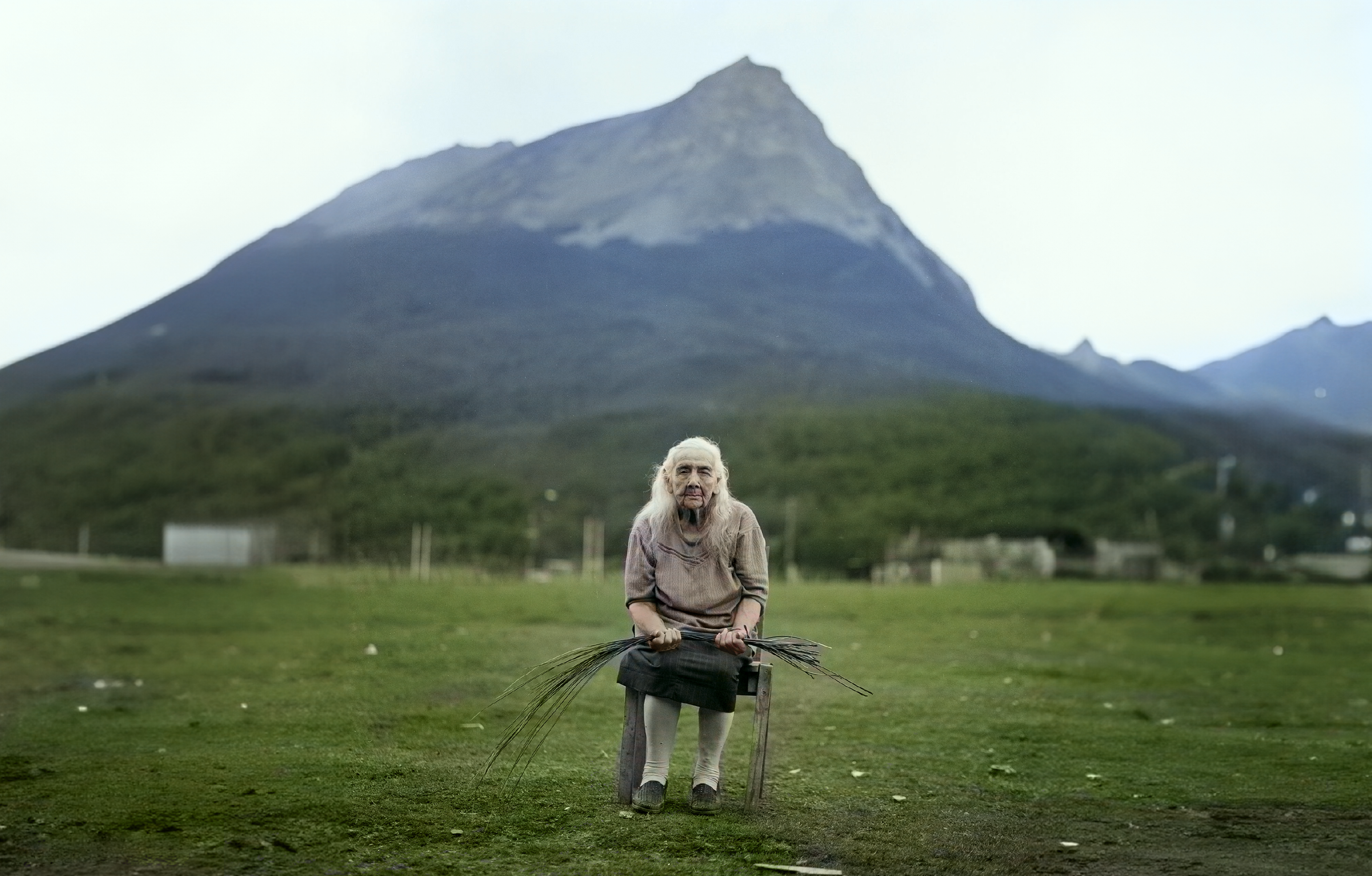 Woman sitting on chair